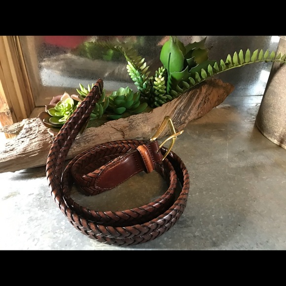 Lands' End Other - Lands End Men's Leather Belt: EUC